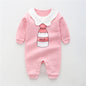 Baby Jumpsuit Spring And Autumn Cotton Baby Romper Romper Long-Sleeved Thin Spring Baby Clothes Bag Fart Clothes Spring Clothes