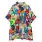 Children's Western-style Geometric Graffiti In Big Children's Shirts