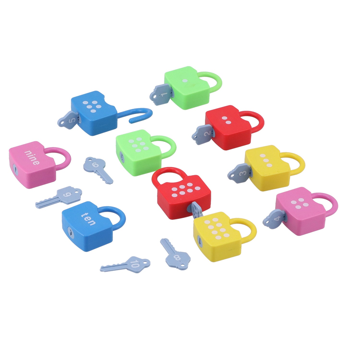 Learning Locks Alphabet Toys Educational Learning Locks Counting Toys Set for KidsNumber