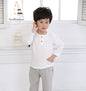 Boys' Short-sleeved Cotton And Linen T-shirts For Children's Tops